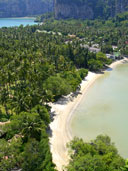 หาดไร่เลย์ หาดไร่เลย์ตะวันออก อ่าวไร่เลย์ตะวันออก อ.เมือง จ.กระบี่ 